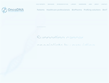 Tablet Screenshot of oncodna.com